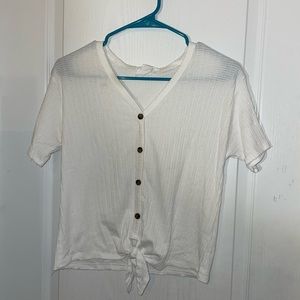 button up tee